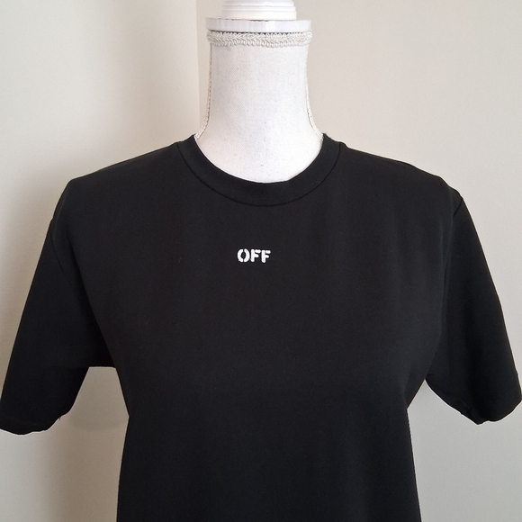 Off-White Diagonal Flower Shop Virgil Abloh 2018 Collection Tee Shirt Size M - Picture 10 of 12